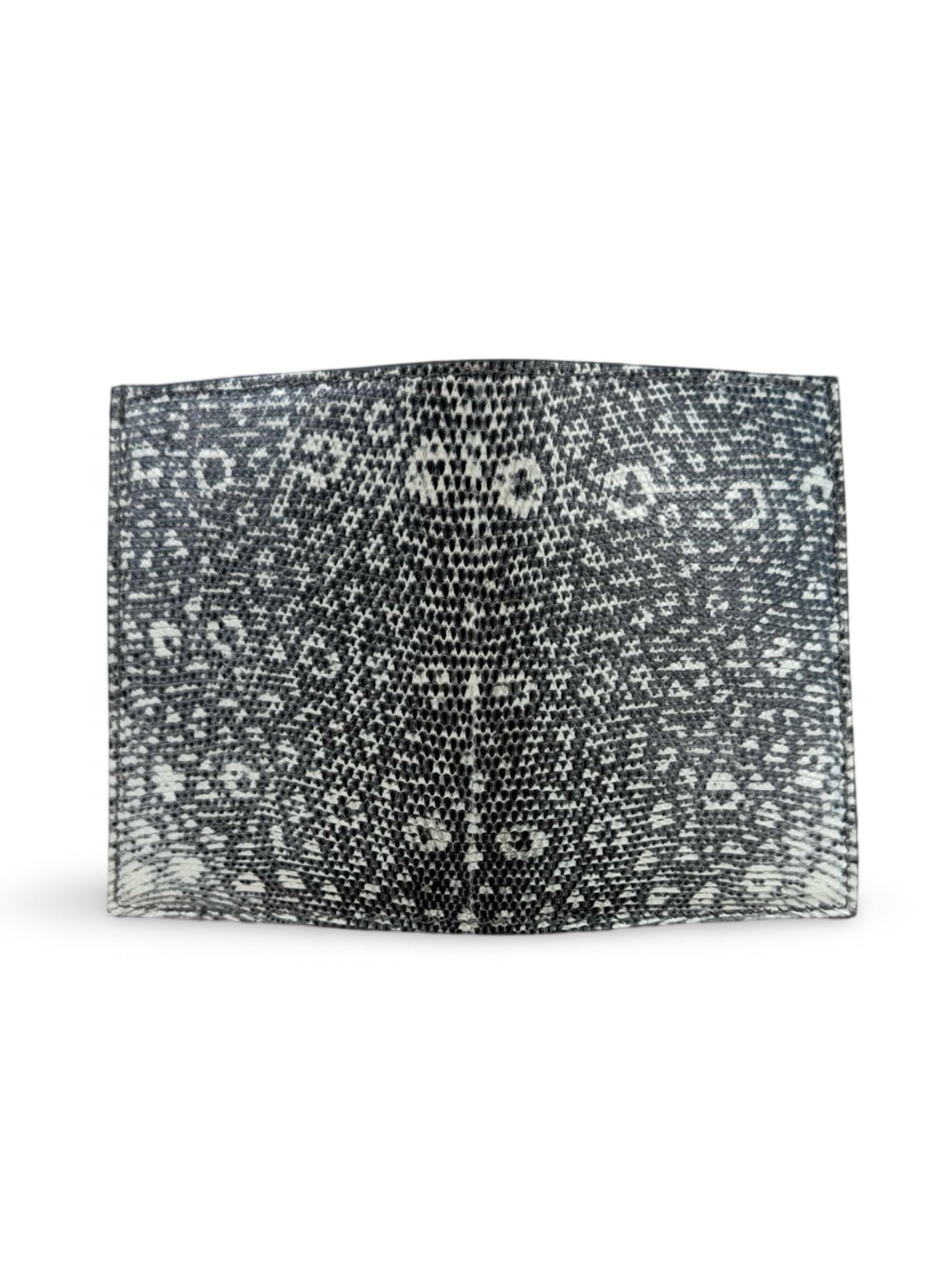 Lizard Leather Bid-fold Card Holder