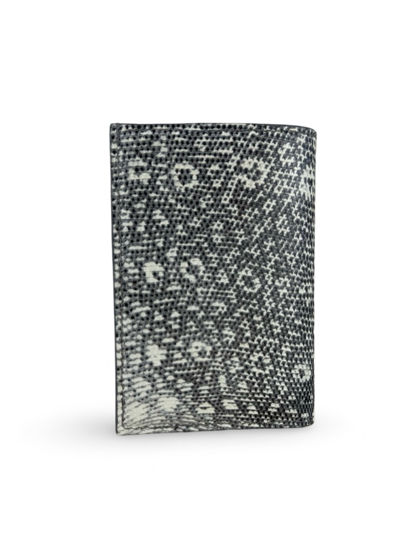 Lizard Leather Bid-fold Card Holder