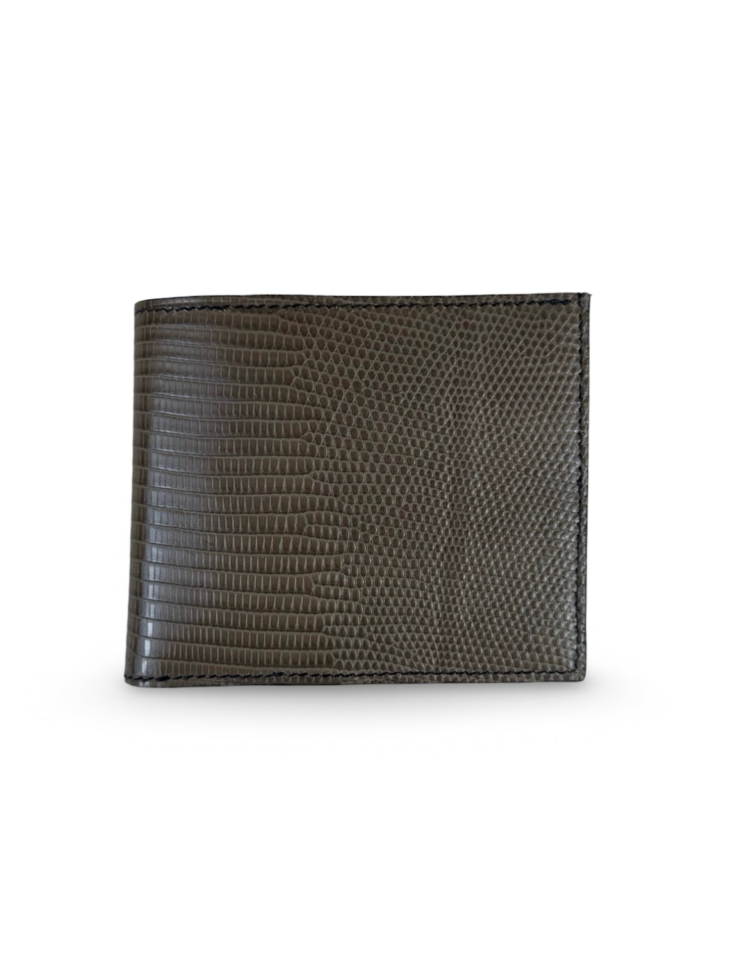 Lizard Leather Bid-fold Wallet