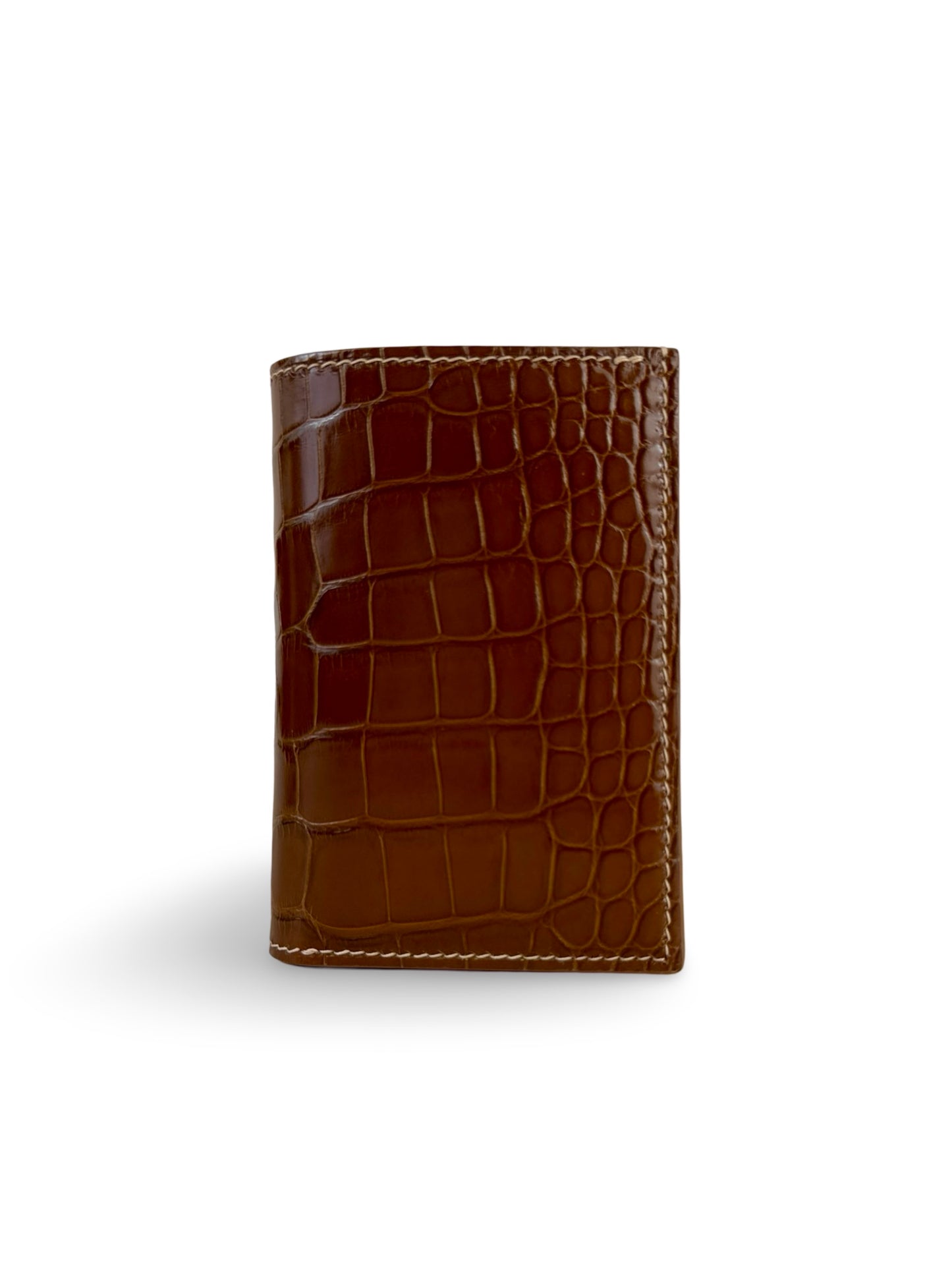 Alligator Leather Bid-fold Card Holder