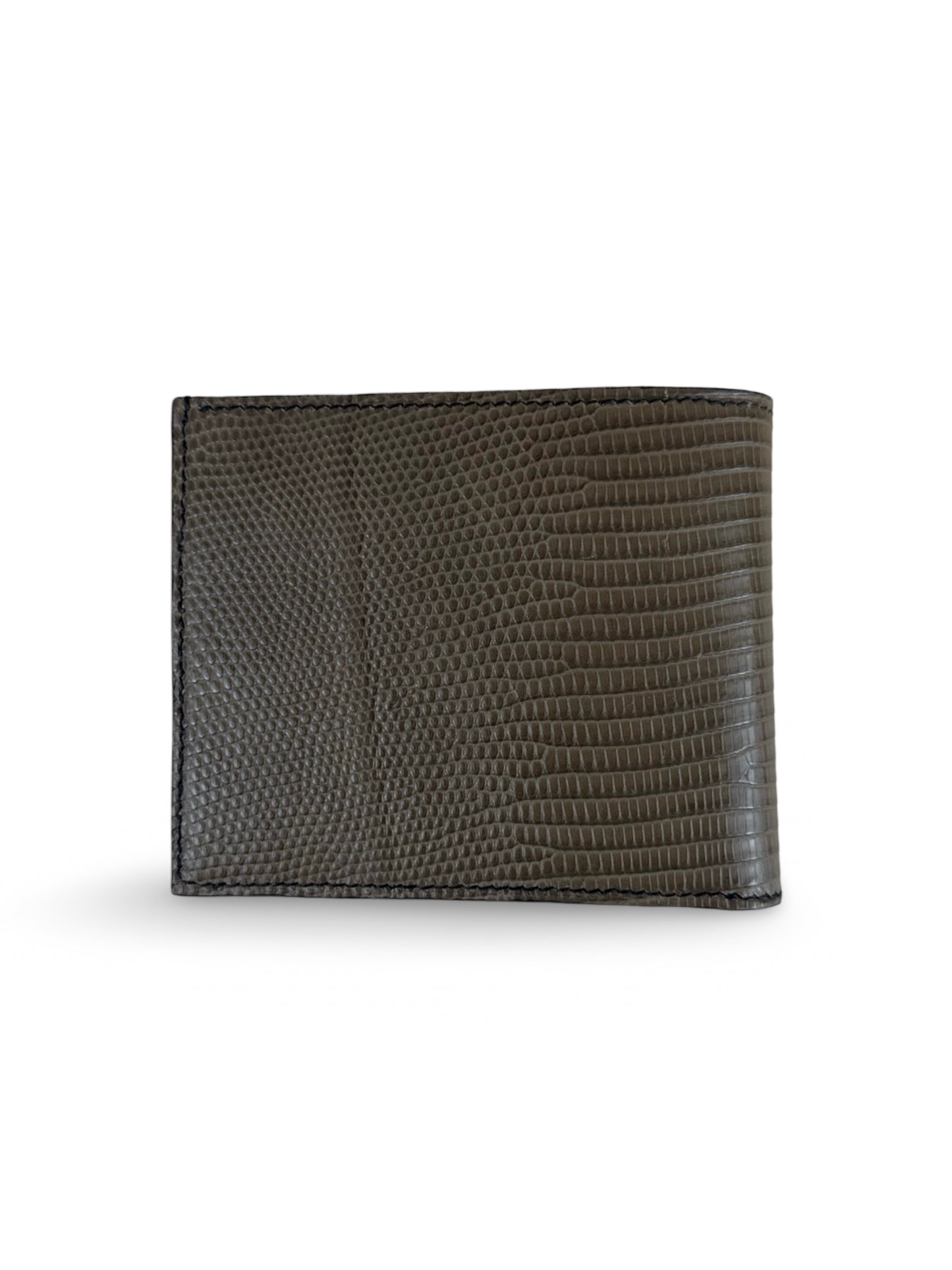 Lizard Leather Bid-fold Wallet