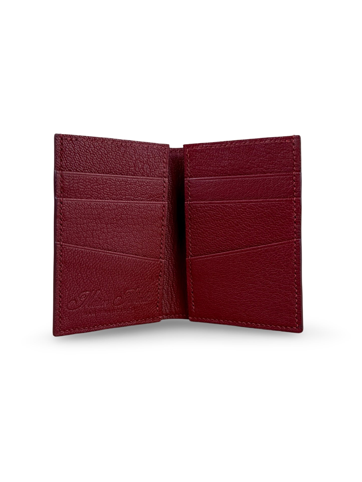 Lizard Leather Bid-fold Card Holder