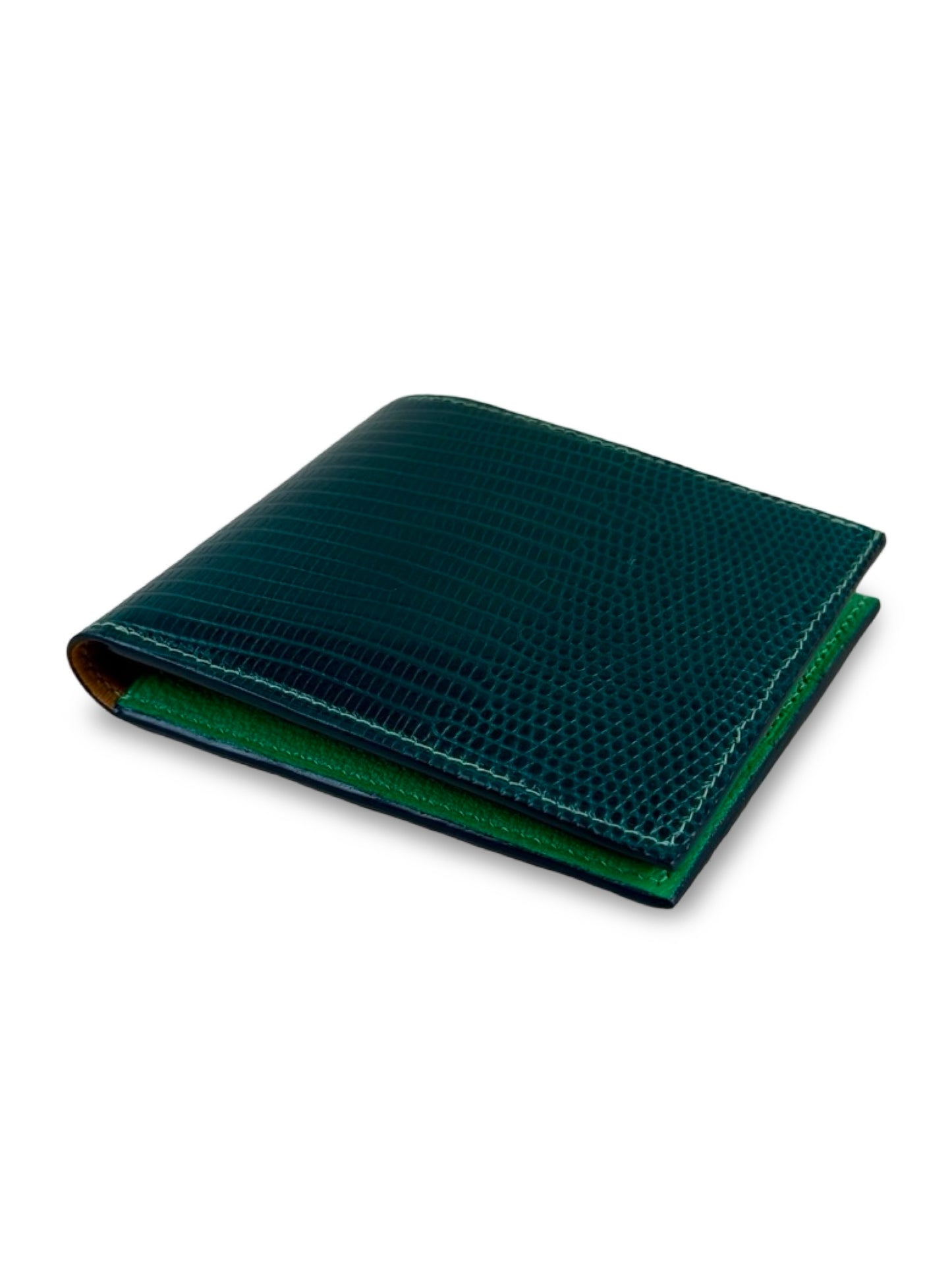 Lizard Leather Bid-fold Wallet