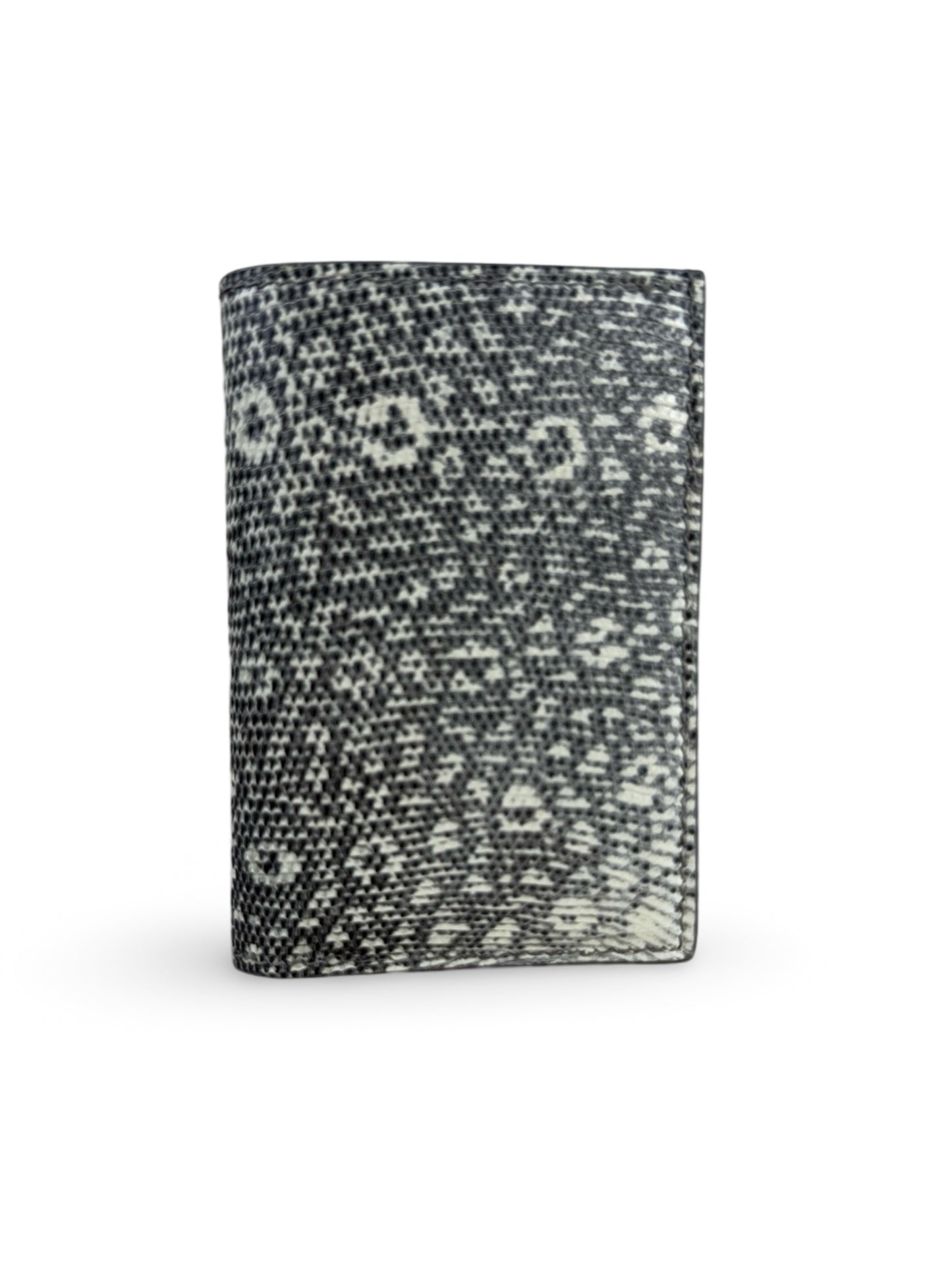 Lizard Leather Bid-fold Card Holder