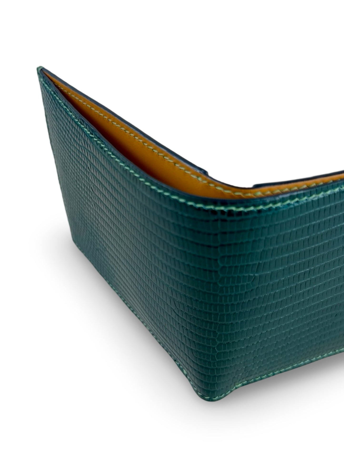 Lizard Leather Bid-fold Wallet