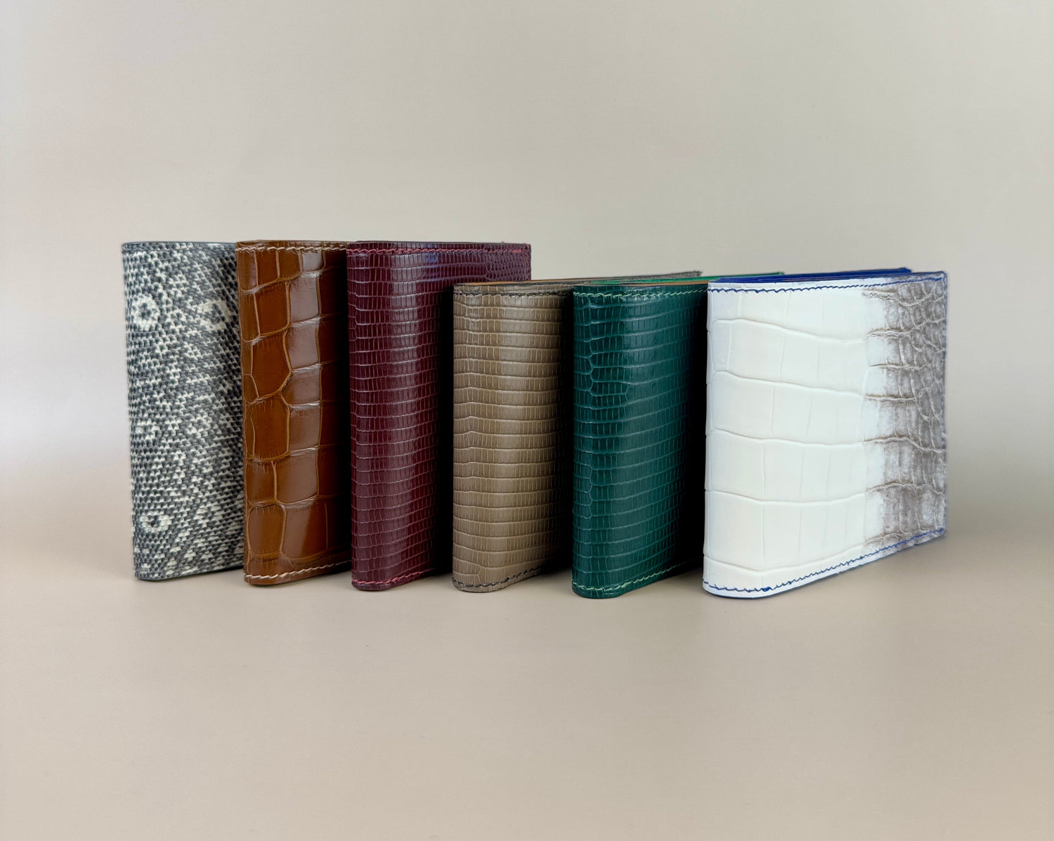 In-Stock items. One of a kind leather goods.