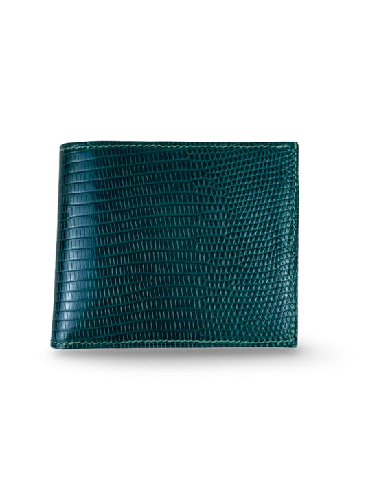 Lizard Leather Bid-fold Wallet